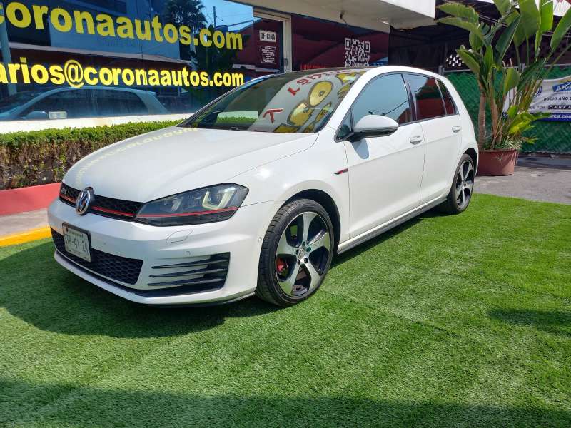 2016 GOLF GTI DSG AUT, ELEC, CLIMA, PIEL, Q/C 5P BLANCA 